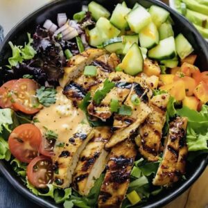 Fire Grilled Chicken Salad